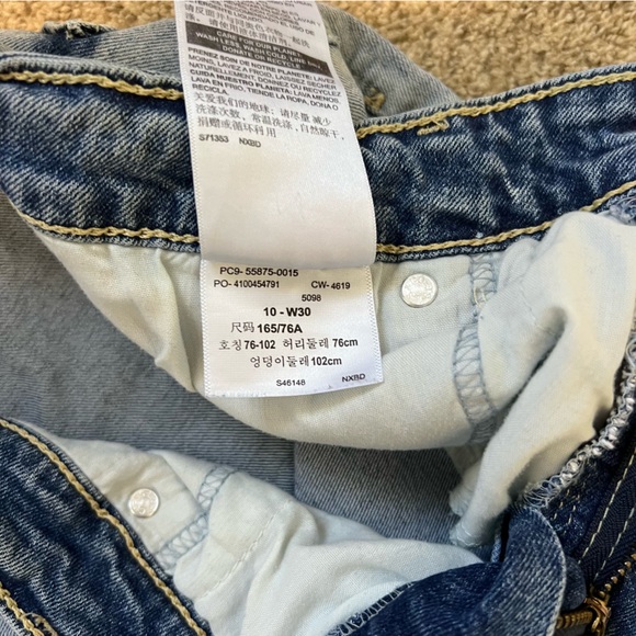 Denizen from Levi's Light Blue Distressed Skinny Jeans - Picture 5 of 7